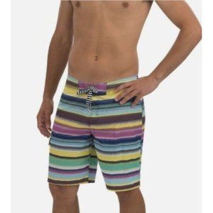 Uglies‎ Board Short Mens M On The Horizon 9 Inch Cargo Pocket Swim 5036